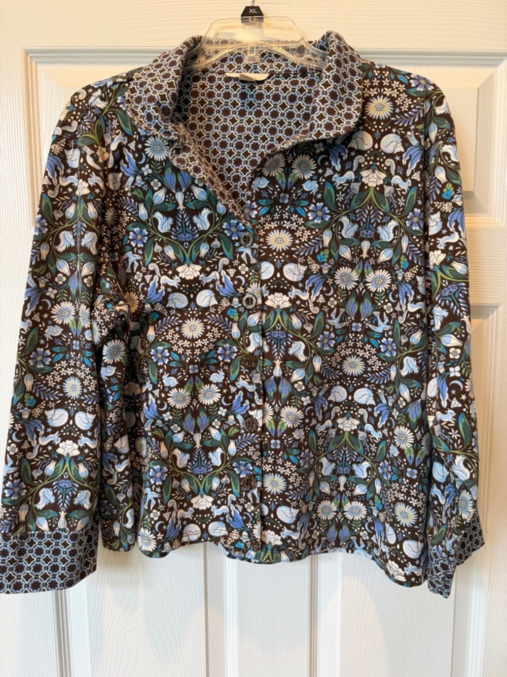 Vera Bradley Forest Print Pajama Top Only